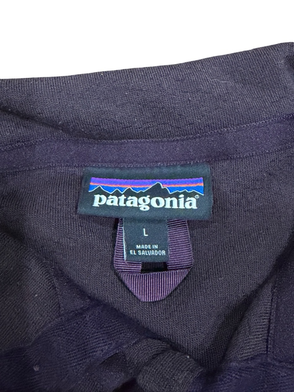 🌿Patagonia Shearling Button Fleece Pullover Size L Maroon Henley Outdoor Sherpa - Picture 6 of 12